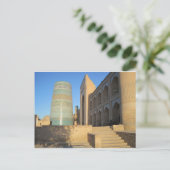 Khiva, Chiwa, Oezbekistan Kalta-Minor-Minarett Briefkaart (Staand voorkant)