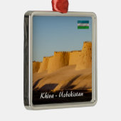 Khiva City Wall - Oezbekistan Metalen Ornament (Rechts)
