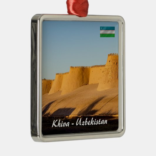 Khiva City Wall - Oezbekistan Metalen Ornament (Rechts)
