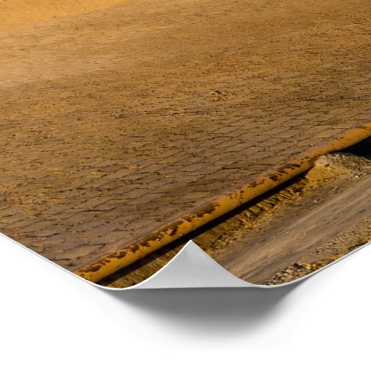 Khiva City Wall - Oezbekistan Poster (Hoek)