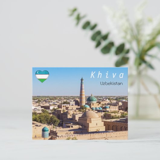 Khiva - Oezbekistan Briefkaart (Staand voorkant)