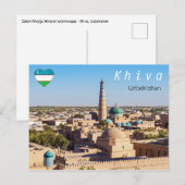Khiva - Oezbekistan Briefkaart (Voorkant / Achterkant)