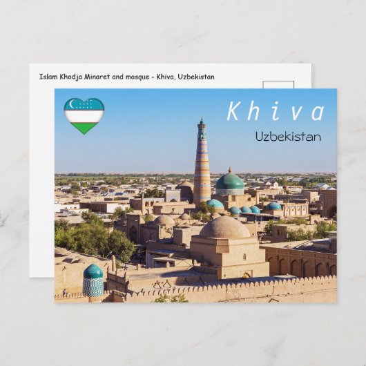 Khiva - Oezbekistan Briefkaart (Voorkant / Achterkant)