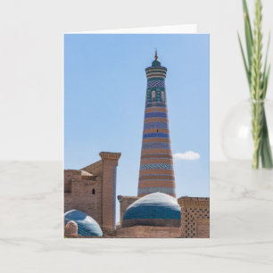 Khiva, Oezbekistan - Islam Khodja Minaret Kaart