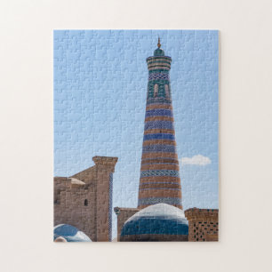 Khiva, Oezbekistan - Islam Khodja Minaret Legpuzzel