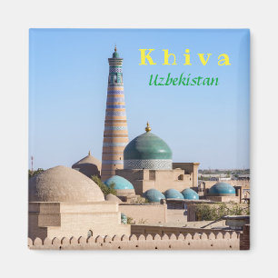Khiva, Oezbekistan - Islam Khodja Minaret & Moskee Magneet