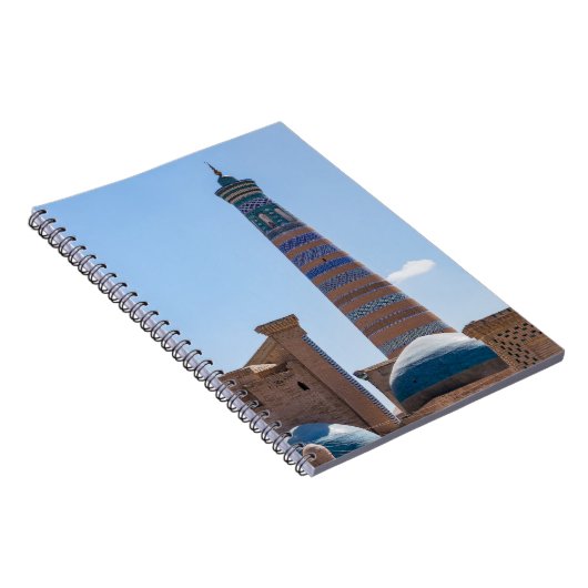 Khiva, Oezbekistan - Islam Khodja Minaret Notitieboek (Rechterzijde)