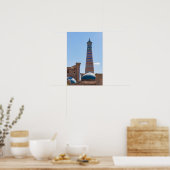 Khiva, Oezbekistan - Islam Khodja-minaret Poster (Keuken)