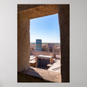 Khiva, Oezbekistan - Kalta Minor Minaret Poster (Voorkant)