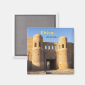 Khiva - Oezbekistan Magneet (Voorkant / Achterkant)
