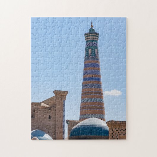 Khiva, Oezbekistan - Minaret van Islam Khodja Legpuzzel (Verticaal)