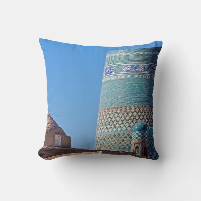 Khiva, Oezbekistan - onafgewerkt Kalta minor Minar Kussen (Voorkant)