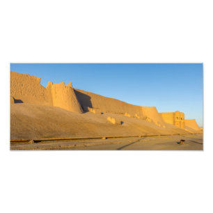 Khiva Stadsmuur - Oezbekistan Foto Afdruk