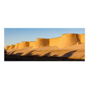 Khiva Stadsmuur - Oezbekistan Foto Afdruk
