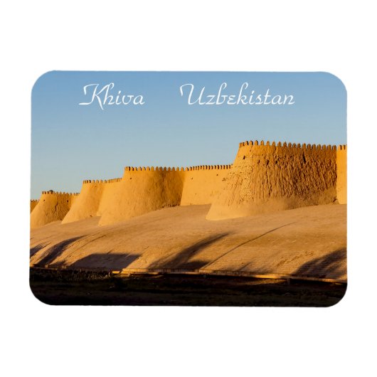 Khiva Stadsmuur - Oezbekistan Magneet (Horizontaal)