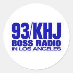 KHJ - 93-KHJ RONDE STICKER