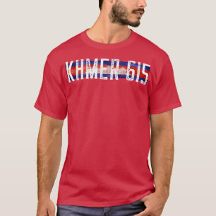 Khmer 615 Distress Flag - Nashville Cambodia App T-shirt