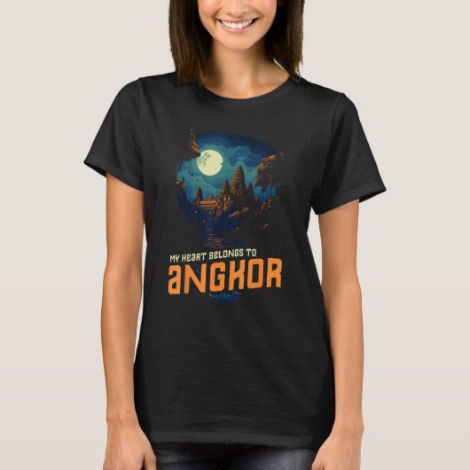 Khmer Angkor Wat Cambodja Traditionele De T-shirt (Voorkant)