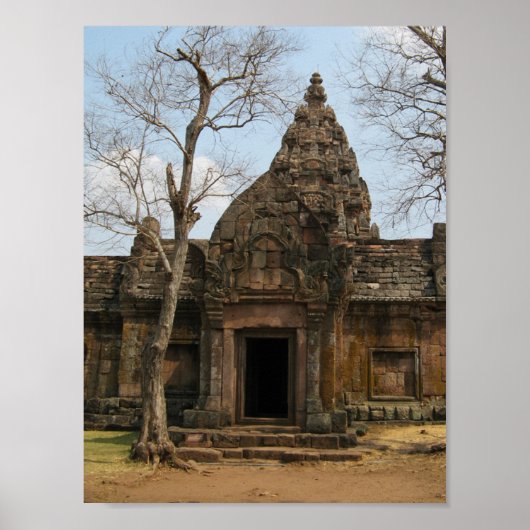 Khmer Castle ... Buriram, Isaan, Thailand Poster (Voorkant)
