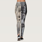 Khmer Devatas uit Angkor, Cambodja Leggings (Achterkant)