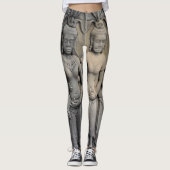 Khmer Devatas uit Angkor, Cambodja Leggings (Voorkant)