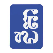 Khmer Grandfather - Chitea / ជី តា - Cambodja Magneet (Verticaal)