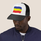 Khmer Kampuchea Krom Vlag Hoed Trucker Pet (In situ)