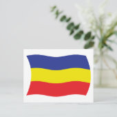 Khmer Kampuchea Krom Vlag Postkaart (Staand voorkant)