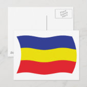 Khmer Kampuchea Krom Vlag Postkaart (Voorkant / Achterkant)