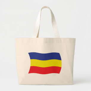 Khmer Kampuchea Krom Vlag Schoudertas Grote Tote Bag