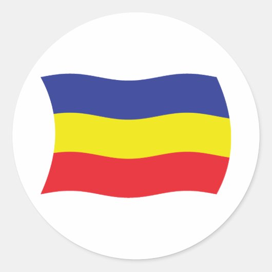 Khmer Kampuchea Krom Vlag Sticker (Voorkant)