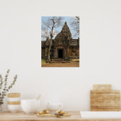 Khmer Kasteel ... Buriram, Isaan, Thailand Poster (Keuken)