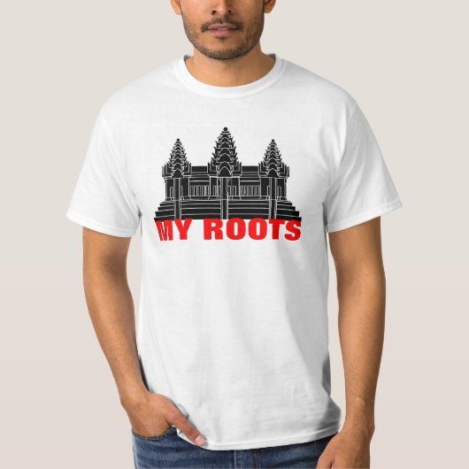 Khmer Pride: Mijn wortels2 T-shirt (Voorkant)