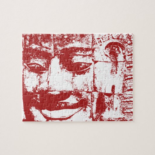 Khmer Steen Gezicht ... Bayon Tempel, Cambodja Legpuzzel (Horizontaal)