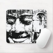 Khmer Steen Gezicht ... Bayon Tempel, Cambodja Muismat (Met muis)