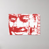 Khmer Stone Face ... Bayon Temple, Cambodia Canvas (Voorkant)