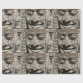 Khmer Stone Face ... Bayon Temple, Cambodja Cadeaupapier (Vlak)