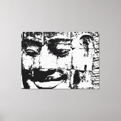 Khmer Stone Face ... Bayon Temple, Cambodja Canvas Afdruk (Voorkant)
