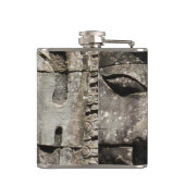 Khmer Stone Face ... Bayon Temple, Cambodja Heupfles (Achterkant)