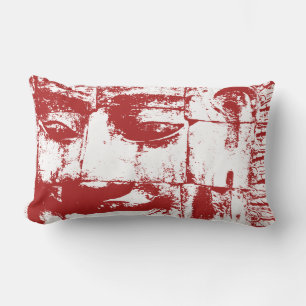 Khmer Stone Face ... Bayon Temple, Cambodja Kussen