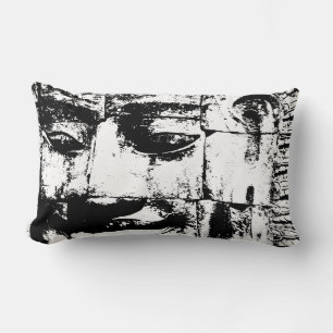 Khmer Stone Face ... Bayon Temple, Cambodja Kussen