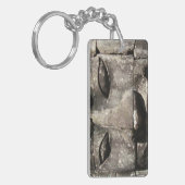 Khmer Stone Face ... Bayon Temple, Cambodja Sleutelhanger (Voorkant Links)