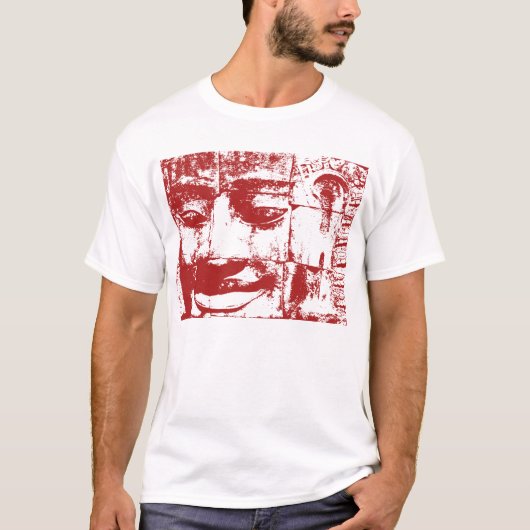 Khmer Stone Face ... Bayon Temple, Cambodja T-shirt (Voorkant)