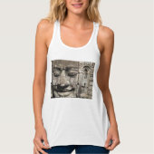 Khmer Stone Face ... Bayon Temple, Cambodja Tanktop (Voorkant)
