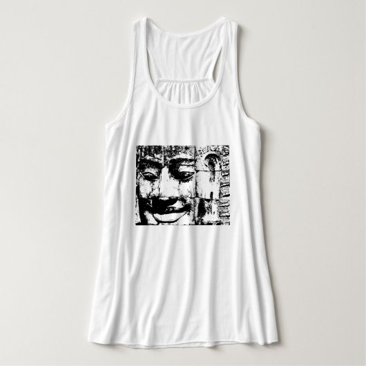 Khmer Stone Face ... Bayon Temple, Cambodja Tanktop (Design voorkant)