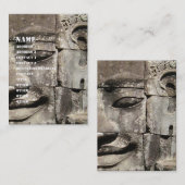 Khmer Stone Face ... Bayon Temple, Cambodja Visitekaartje (Voorkant / Achterkant)