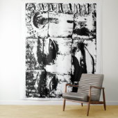 Khmer Stone Face ... Bayon Temple, Cambodja Wandkleed (In situ)