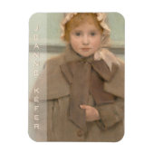 Khnopff Jeanne Kefer CC0550 Fridge Art Collectie Magneet (Verticaal)
