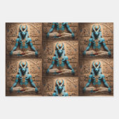 Khnum, de oude Egyptische god van de schepping Inpakpapier Vel (Voorkant 3)