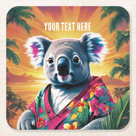 khoala kartonnen onderzetters (Voorkant)